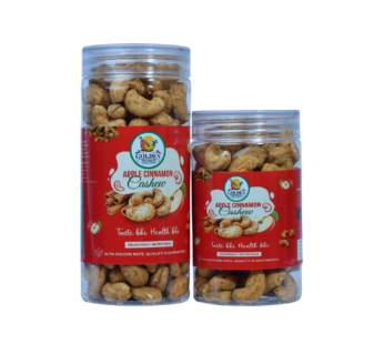 APPLE CINNAMON CASHEW (130g & 250g) CYLINDER JAR